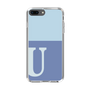 Slim Protection Case［ Original - initial two tone - U blue ］