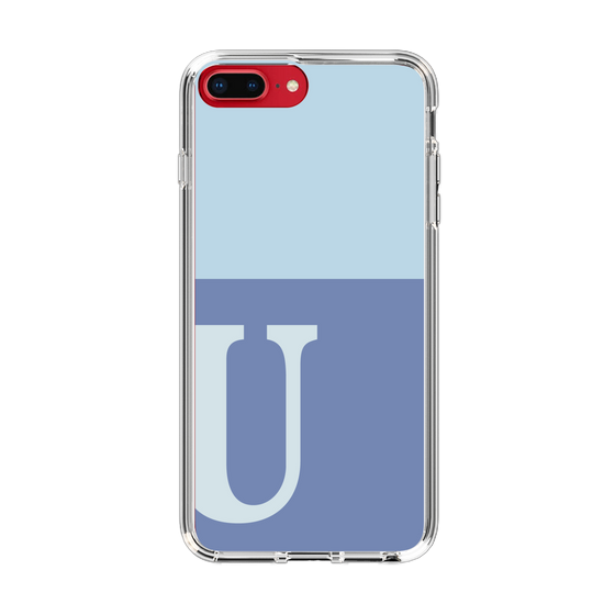 Slim Protection Case［ Original - initial two tone - U blue ］