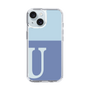 Slim Protection Case［ Original - initial two tone - U blue ］