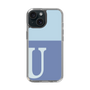 Slim Protection Case［ Original - initial two tone - U blue ］