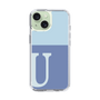 Slim Protection Case［ Original - initial two tone - U blue ］