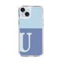 Slim Protection Case［ Original - initial two tone - U blue ］