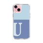 Slim Protection Case［ Original - initial two tone - U blue ］