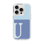 Slim Protection Case［ Original - initial two tone - U blue ］