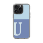 Slim Protection Case［ Original - initial two tone - U blue ］