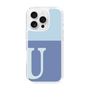 Slim Protection Case［ オリジナル - initial two tone - U blue ］