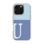 Slim Protection Case［ オリジナル - initial two tone - U blue ］