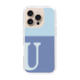 Slim Protection Case［ オリジナル - initial two tone - U blue ］