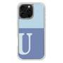 Slim Protection Case［ オリジナル - initial two tone - U blue ］