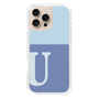 Slim Protection Case［ オリジナル - initial two tone - U blue ］