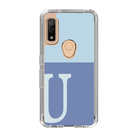Slim Protection Case［ Original - initial two tone - U blue ］
