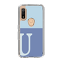 Slim Protection Case［ Original - initial two tone - U blue ］