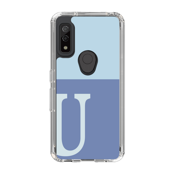 Slim Protection Case［ Original - initial two tone - U blue ］