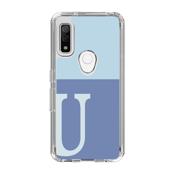 Slim Protection Case［ Original - initial two tone - U blue ］