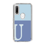 Slim Protection Case［ Original - initial two tone - U blue ］