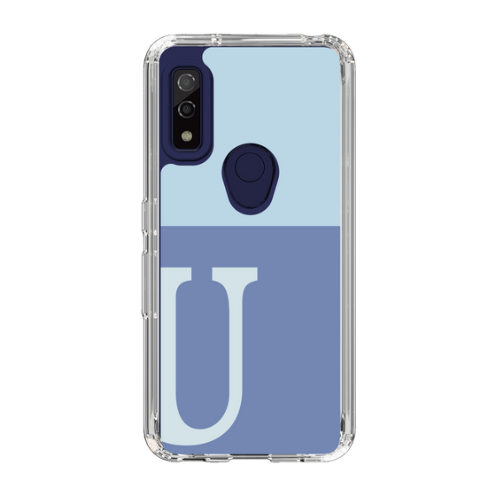 Slim Protection Case［ Original - initial two tone - U blue ］