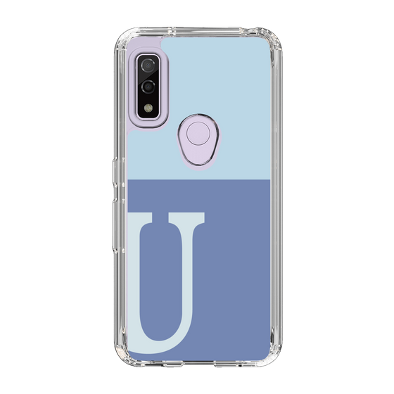 Slim Protection Case［ Original - initial two tone - U blue ］