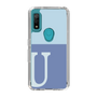 Slim Protection Case［ Original - initial two tone - U blue ］