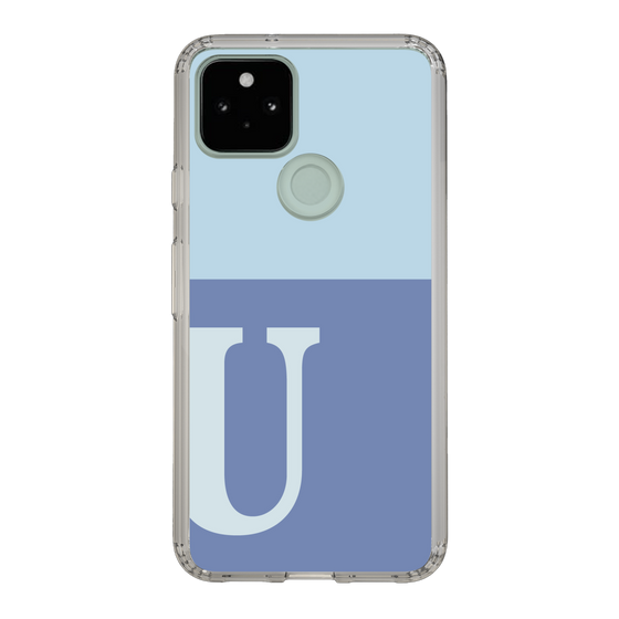 Slim Protection Case［ Original - initial two tone - U blue ］