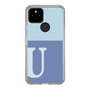 Slim Protection Case［ Original - initial two tone - U blue ］