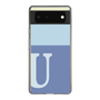 Slim Protection Case［ Original - initial two tone - U blue ］