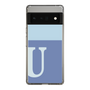 Slim Protection Case［ Original - initial two tone - U blue ］