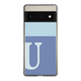 Slim Protection Case［ Original - initial two tone - U blue ］