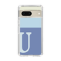 Slim Protection Case［ Original - initial two tone - U blue ］