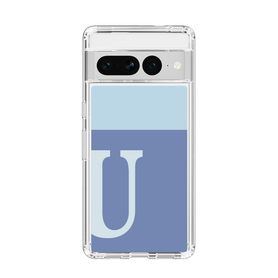 Slim Protection Case［ Original - initial two tone - U blue ］
