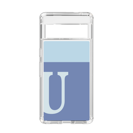 Slim Protection Case［ Original - initial two tone - U blue ］