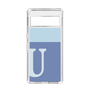 Slim Protection Case［ Original - initial two tone - U blue ］