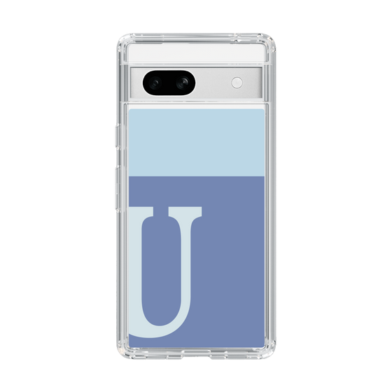 Slim Protection Case［ Original - initial two tone - U blue ］