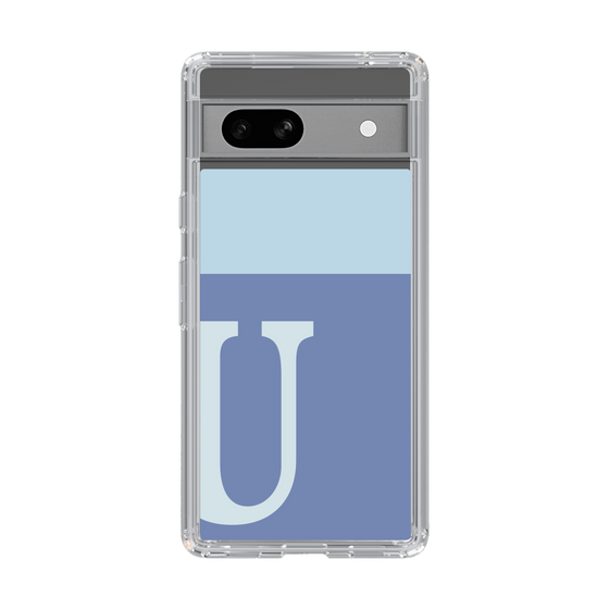 Slim Protection Case［ Original - initial two tone - U blue ］