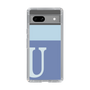 Slim Protection Case［ Original - initial two tone - U blue ］