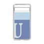 Slim Protection Case［ Original - initial two tone - U blue ］