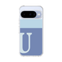 Slim Protection Case［ Original - initial two tone - U blue ］