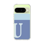 Slim Protection Case［ Original - initial two tone - U blue ］