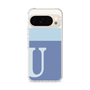 Slim Protection Case［ Original - initial two tone - U blue ］