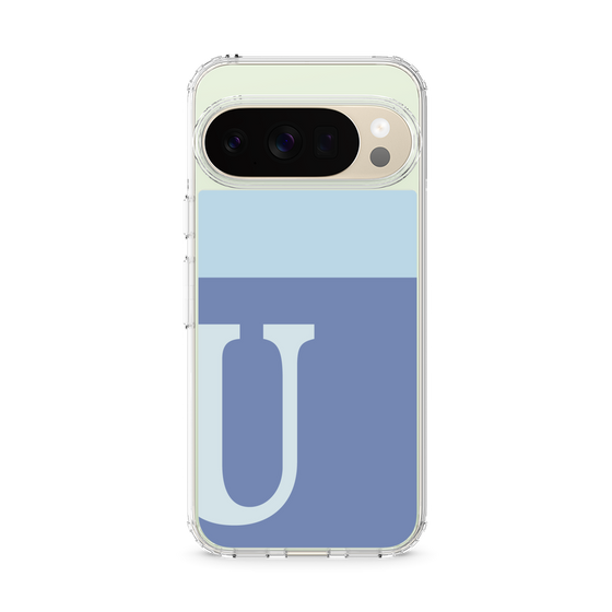 Slim Protection Case［ Original - initial two tone - U blue ］