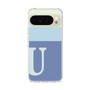 Slim Protection Case［ Original - initial two tone - U blue ］