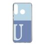 Slim Protection Case［ Original - initial two tone - U blue ］
