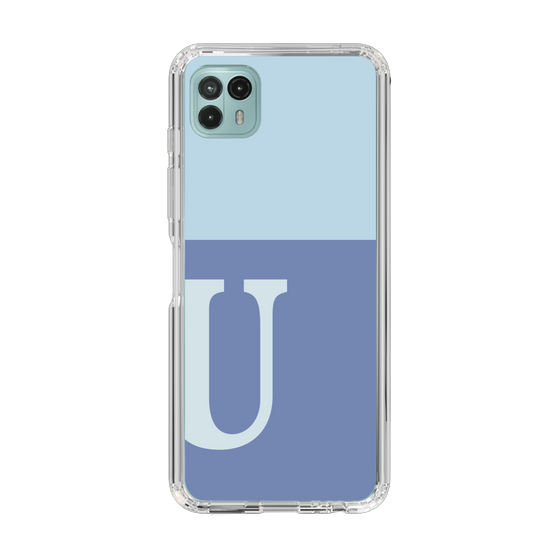 Slim Protection Case［ Original - initial two tone - U blue ］