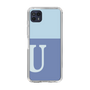 Slim Protection Case［ Original - initial two tone - U blue ］