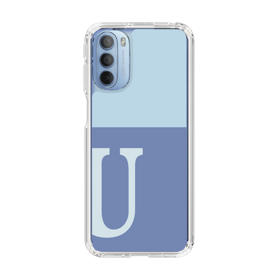 Slim Protection Case［ Original - initial two tone - U blue ］
