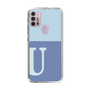 Slim Protection Case［ Original - initial two tone - U blue ］