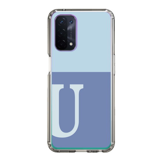 Slim Protection Case［ Original - initial two tone - U blue ］
