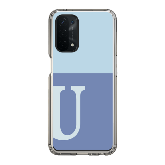 Slim Protection Case［ Original - initial two tone - U blue ］