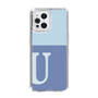 Slim Protection Case［ Original - initial two tone - U blue ］