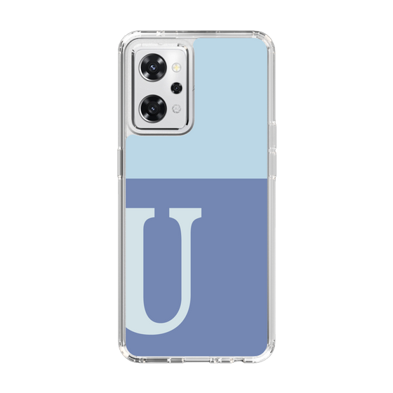 Slim Protection Case［ オリジナル - initial two tone - U blue ］
