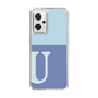 Slim Protection Case［ オリジナル - initial two tone - U blue ］